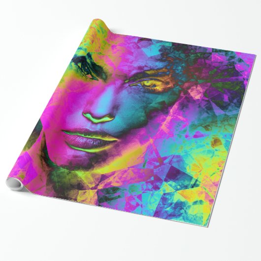 Papier Cadeau Art triangle 3 (Déroulé)