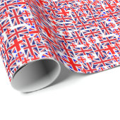 Papier Cadeau Art Union Jack (Coin rond)