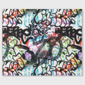 Papier Cadeau Art urbain Graffiti art motif (Plat)