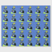 Papier Cadeau Art Vector Design pour femme africaine Imprimer (Plat)