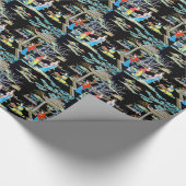 PAPIER CADEAU ART VINTAGE JAPONAIS (Coin)