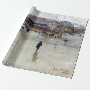Papier Cadeau Arthur Streeton la gare ferroviaire, Redfern