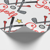 Papier Cadeau Articles de golf (Coin)