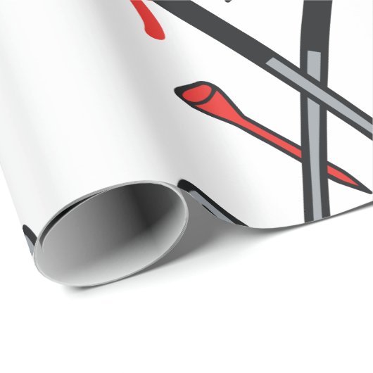 Papier Cadeau Articles de golf (Coin rond)