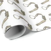 Papier Cadeau Artificial Arm (Coin rond)