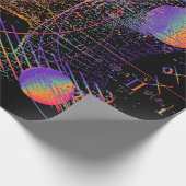 Papier Cadeau Artificial Intelligence and Virtual Reality concep (Coin)