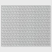 Papier Cadeau Artisanat d'aiguilles de tricot (Plat)