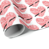 Papier Cadeau Artisanat de coeur de fils + crochet de crochet (Coin rond)