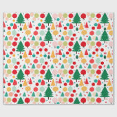 Papier Cadeau Artisanat de Noël (Plat)