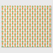 Papier Cadeau Artisanat Motif de carottes ou cadeau (Plat)