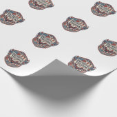 Papier Cadeau Artiste de patchwork patriotique (Coin)