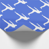 Papier Cadeau Arts martiaux bleus (Coin)