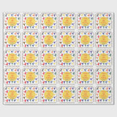 Papier Cadeau Arts Martiaux Karate Kids Boy Moderne Joyeux anniv (Plat)