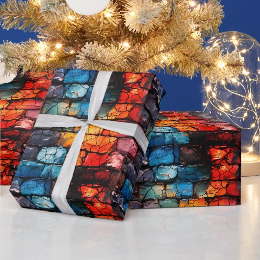 Papier Cadeau Artsy Brick Wall (Vacances)