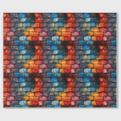 Papier Cadeau Artsy Brick Wall (Plat)