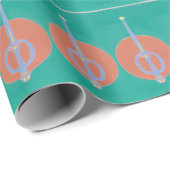 Papier Cadeau As de glaives (Coin rond)