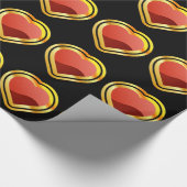 Papier Cadeau As d'or des coeurs (Coin)