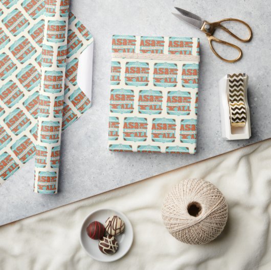 Papier Cadeau ASAP | Aussi Au Sud Que Possible Y'ALL (Artisanat)