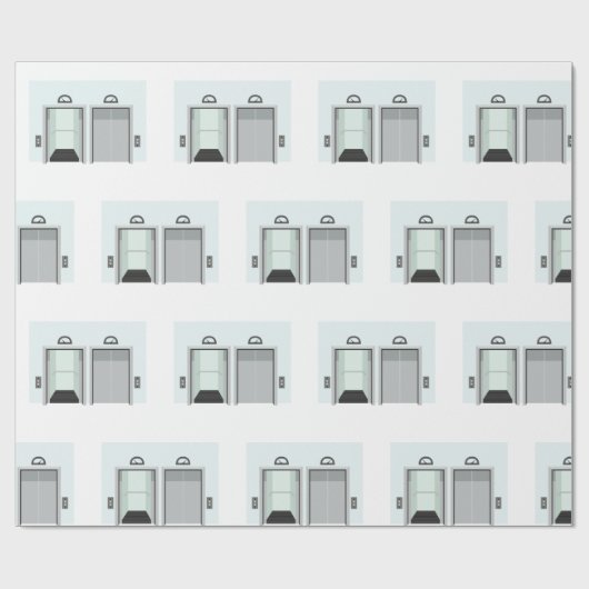 Papier Cadeau Ascenseur (Plat)