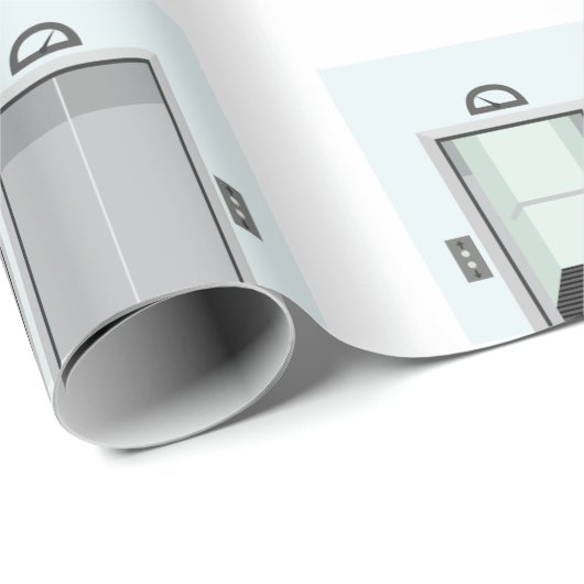 Papier Cadeau Ascenseur (Coin rond)