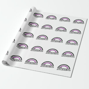 Papier Cadeau Asexuel et fier