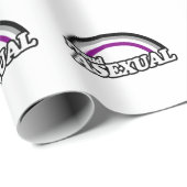 Papier Cadeau Asexuel et Fier (Coin rond)