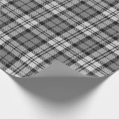 Papier Cadeau Ash Grey Blackwatch Campbell Tartan Plaid (Coin)