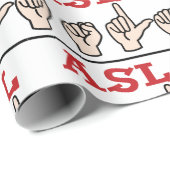 PAPIER CADEAU ASL (Coin rond)