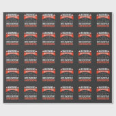 Papier Cadeau ASL American Sign Language Interprète Sourd (Plat)