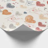 Papier Cadeau ASL "Je t'aime" papier d'emballage, Langue des Sig (Coin)