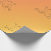 Papier Cadeau ASL Joyeux anniversaire /Signes à la main et épell (Coin)