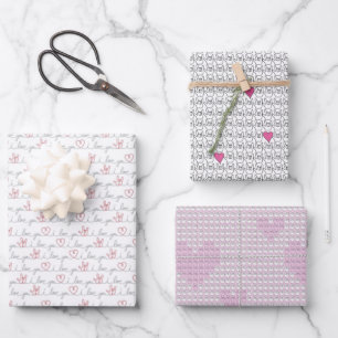Papier cadeau ASL Love