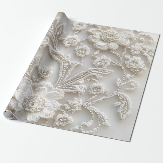 Papier Cadeau Aspect de tissu (Déroulé)