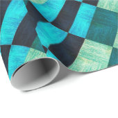 Papier Cadeau Aspect texturé du papier d'emballage bois 2 (Coin rond)