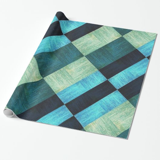 Papier Cadeau Aspect texturé du papier d'emballage en bois (Déroulé)