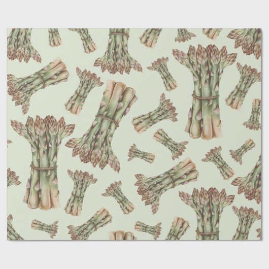 Papier Cadeau Asperge (Plat)