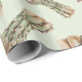 Papier Cadeau Asperge (Coin rond)