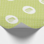Papier Cadeau asperges vintages modernes (Coin)