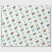 Papier Cadeau Assistant classique de Noël Oz (Plat)