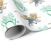 Papier Cadeau Assistant classique de Noël Oz (Coin rond)