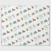 Papier Cadeau Assistant classique du papier d'enveloppement de N (Plat)