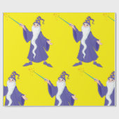 Papier Cadeau Assistant Dessin D'Un Papier Magique D'Enveloppeme (Plat)