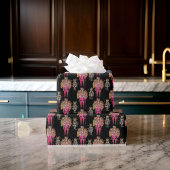 Papier Cadeau Assistant d'origine Nutcracker Soldiers Noir