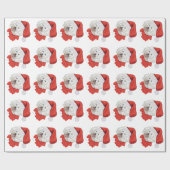 Papier Cadeau Assistant du Père Noël (Plat)