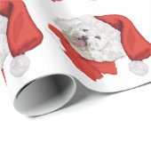 Papier Cadeau Assistant du Père Noël (Coin rond)