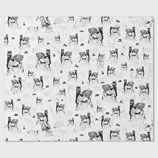 Papier cadeau assyrien (Plat)