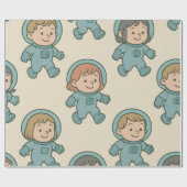 Papier Cadeau Astrobabe (Plat)