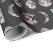 Papier Cadeau Astrological Celestial Pattern (Coin rond)