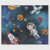 Papier Cadeau Astronaute (Plat)