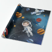 Papier Cadeau Astronaute (Déroulé)